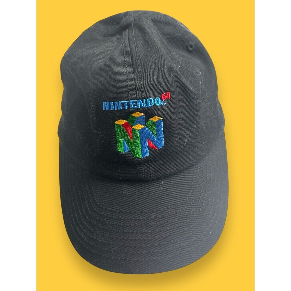 NINTENDO 64 Cap Hat H&M Strapback Super Mario Bros N64 Bioworld Video Game